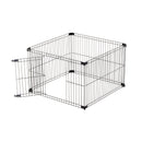 Modular Dog Fence Playpen - Flexible, Easy-Assembly Enclosure for Safe Indoor/Outdoor Play