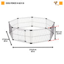 Modular Dog Fence Playpen - Flexible, Easy-Assembly Enclosure for Safe Indoor/Outdoor Play