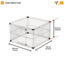 Modular Dog Fence Playpen - Flexible, Easy-Assembly Enclosure for Safe Indoor/Outdoor Play