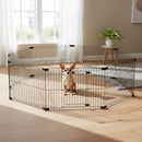 Modular Dog Fence Playpen - Flexible, Easy-Assembly Enclosure for Safe Indoor/Outdoor Play