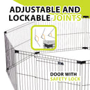 Modular Dog Fence Playpen - Flexible, Easy-Assembly Enclosure for Safe Indoor/Outdoor Play