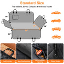 URPOWER Dog Car Seat Cover for Pets 100% Waterproof Seat Cover Hammock 600D Heavy Duty Scratch Proof Nonslip Durable Soft Back Seat Covers for Cars and SUVs