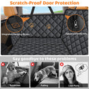 URPOWER Dog Car Seat Cover for Pets 100% Waterproof Seat Cover Hammock 600D Heavy Duty Scratch Proof Nonslip Durable Soft Back Seat Covers for Cars and SUVs