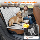 URPOWER Dog Car Seat Cover for Pets 100% Waterproof Seat Cover Hammock 600D Heavy Duty Scratch Proof Nonslip Durable Soft Back Seat Covers for Cars and SUVs