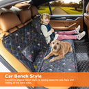 URPOWER Dog Car Seat Cover for Pets 100% Waterproof Seat Cover Hammock 600D Heavy Duty Scratch Proof Nonslip Durable Soft Back Seat Covers for Cars and SUVs