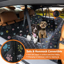 URPOWER Dog Car Seat Cover for Pets 100% Waterproof Seat Cover Hammock 600D Heavy Duty Scratch Proof Nonslip Durable Soft Back Seat Covers for Cars and SUVs