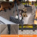 URPOWER Dog Car Seat Cover for Pets 100% Waterproof Seat Cover Hammock 600D Heavy Duty Scratch Proof Nonslip Durable Soft Back Seat Covers for Cars and SUVs