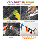 URPOWER Dog Car Seat Cover for Pets 100% Waterproof Seat Cover Hammock 600D Heavy Duty Scratch Proof Nonslip Durable Soft Back Seat Covers for Cars and SUVs